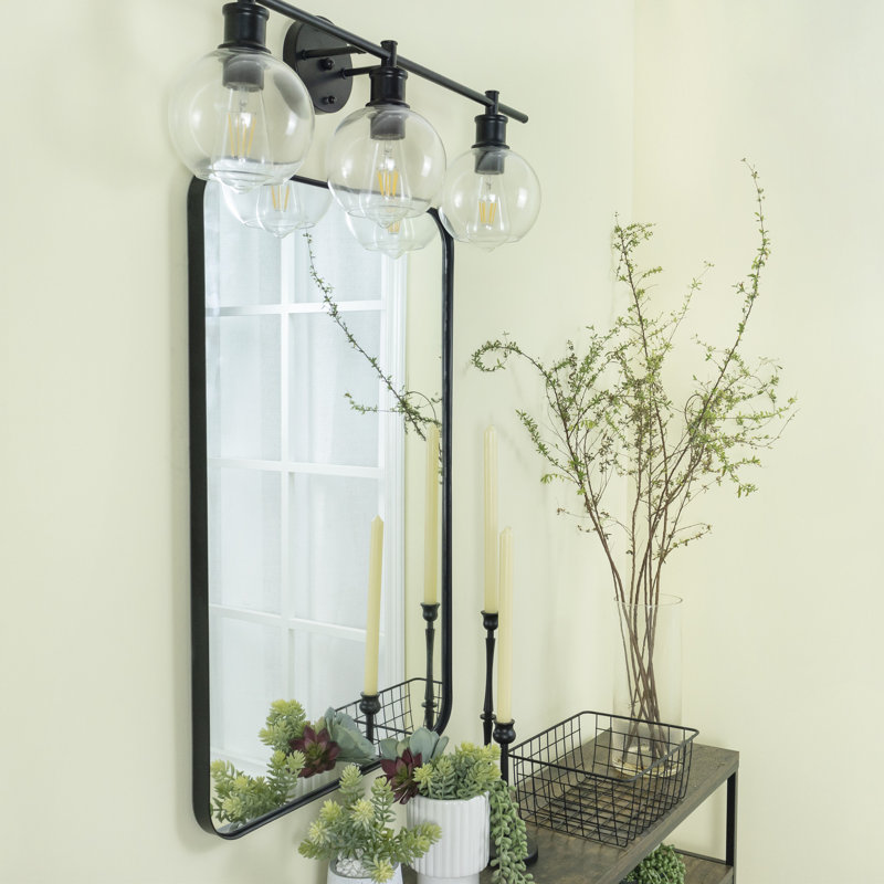 Ebern Designs Javeion Metal Rectangular Wall Mirror & Reviews Wayfair